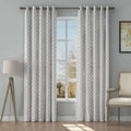 Stefana Silber x TWOPAGES Graphic Printed Linen Eyelet Curtains
