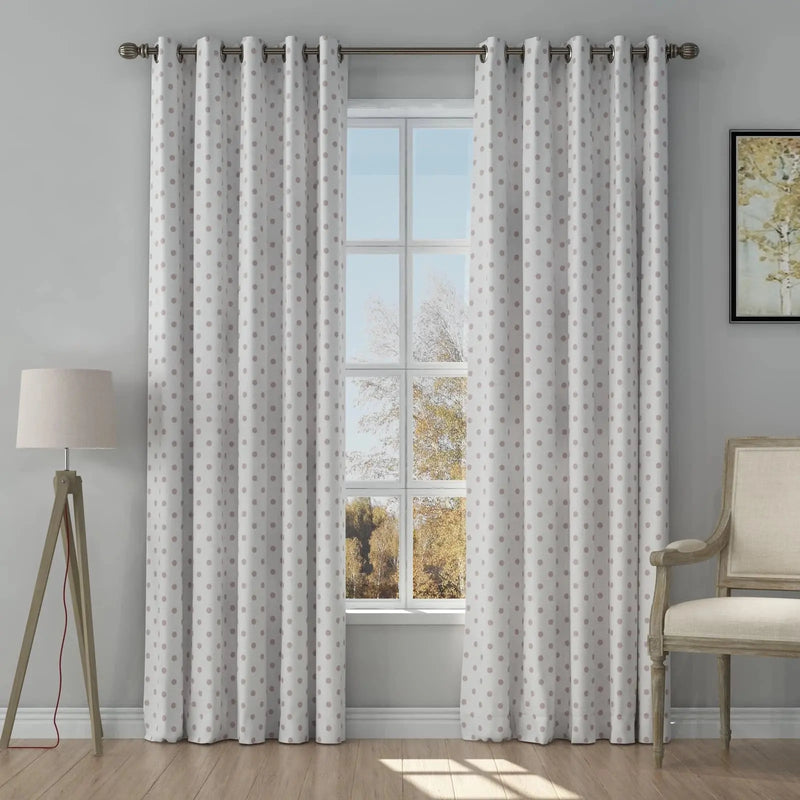 Stefana Silber x TWOPAGES Graphic Printed Linen Eyelet Curtains