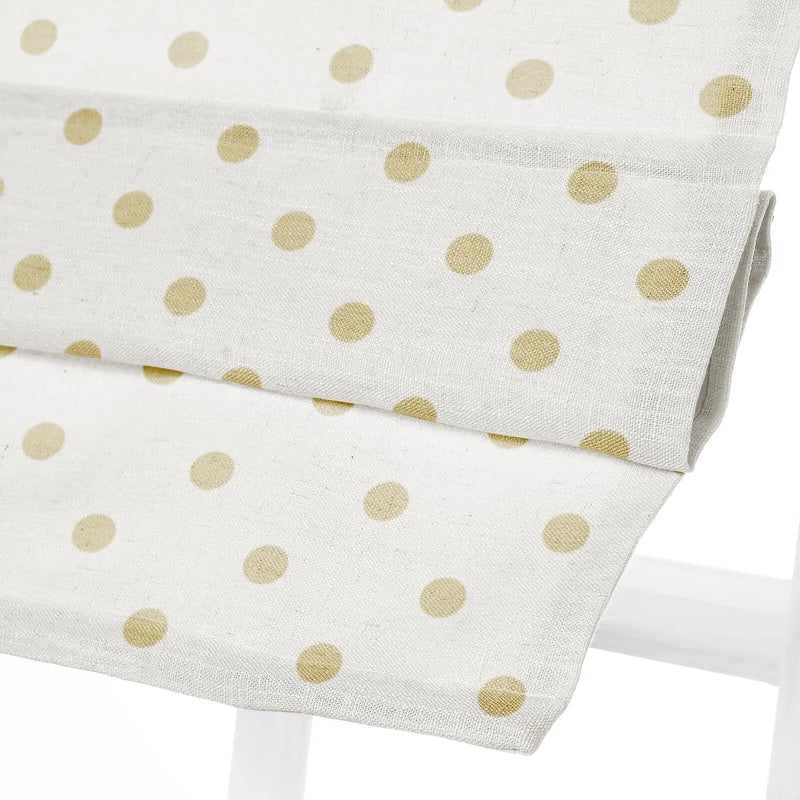Stefana Silber x TWOPAGES Printed Linen Blend Roman Blind Cord Lift