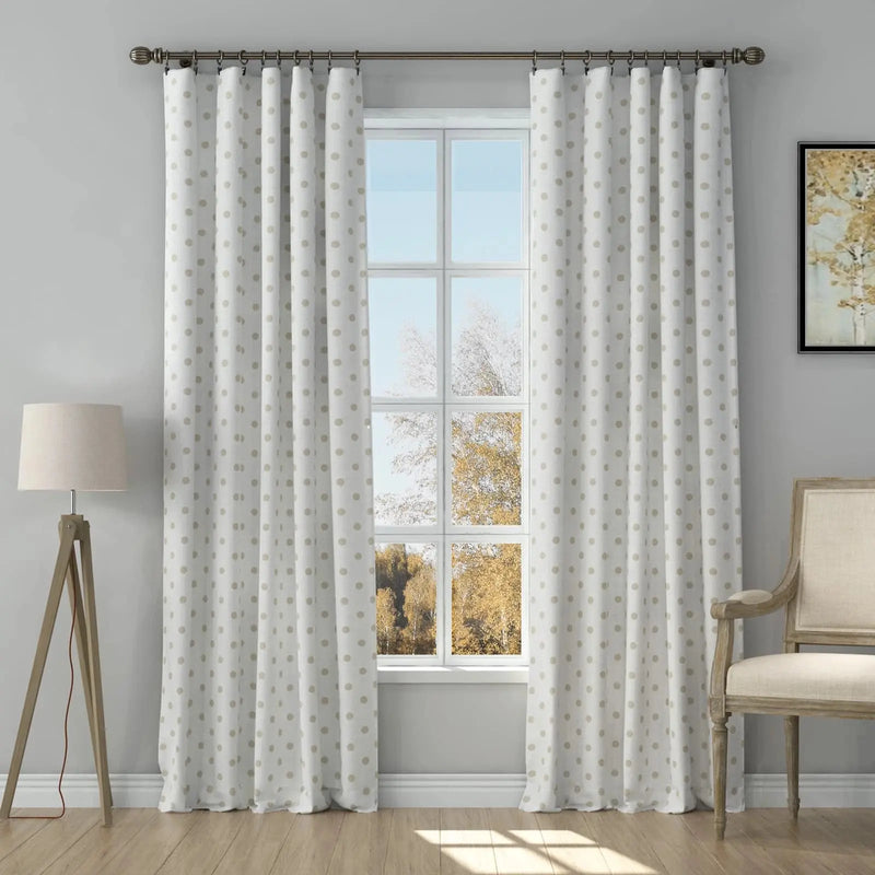 Stefana Silber x TWOPAGES Graphic Printed Linen Soft Top Curtains