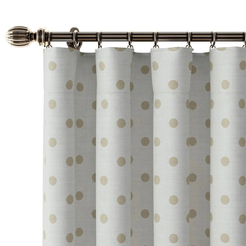 Stefana Silber x TWOPAGES Graphic Printed Linen Soft Top Curtains