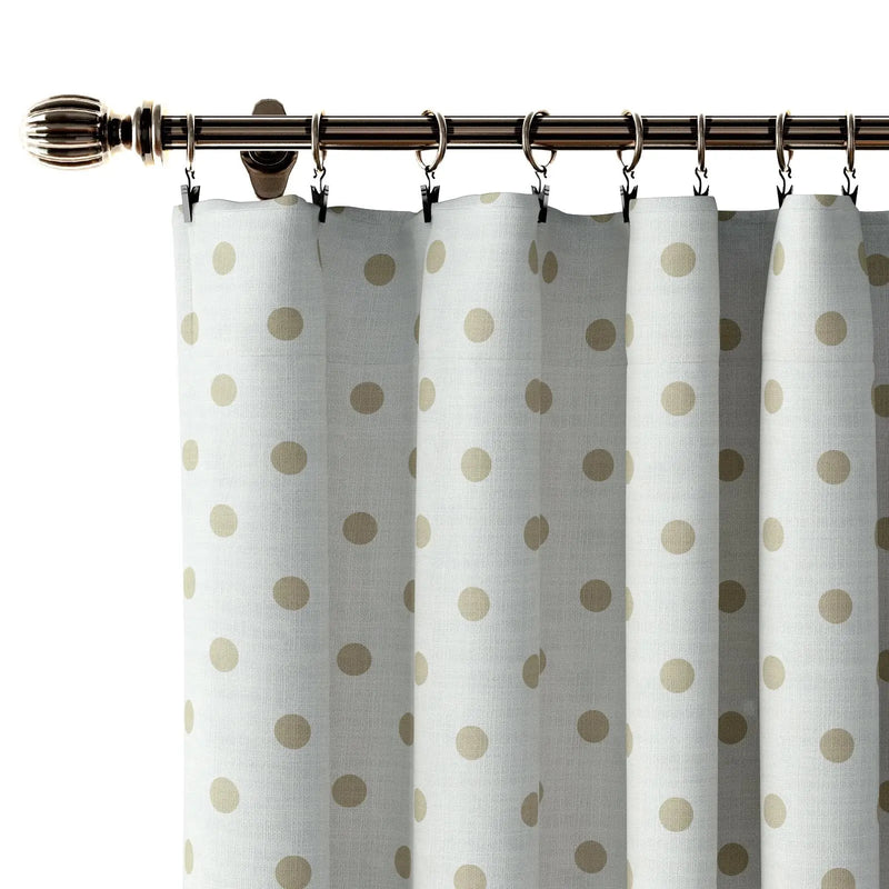 Stefana Silber x TWOPAGES Graphic Printed Linen Soft Top Curtains