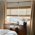 Lay Natural Jute Bamboo Woven Blind - Cinnamon