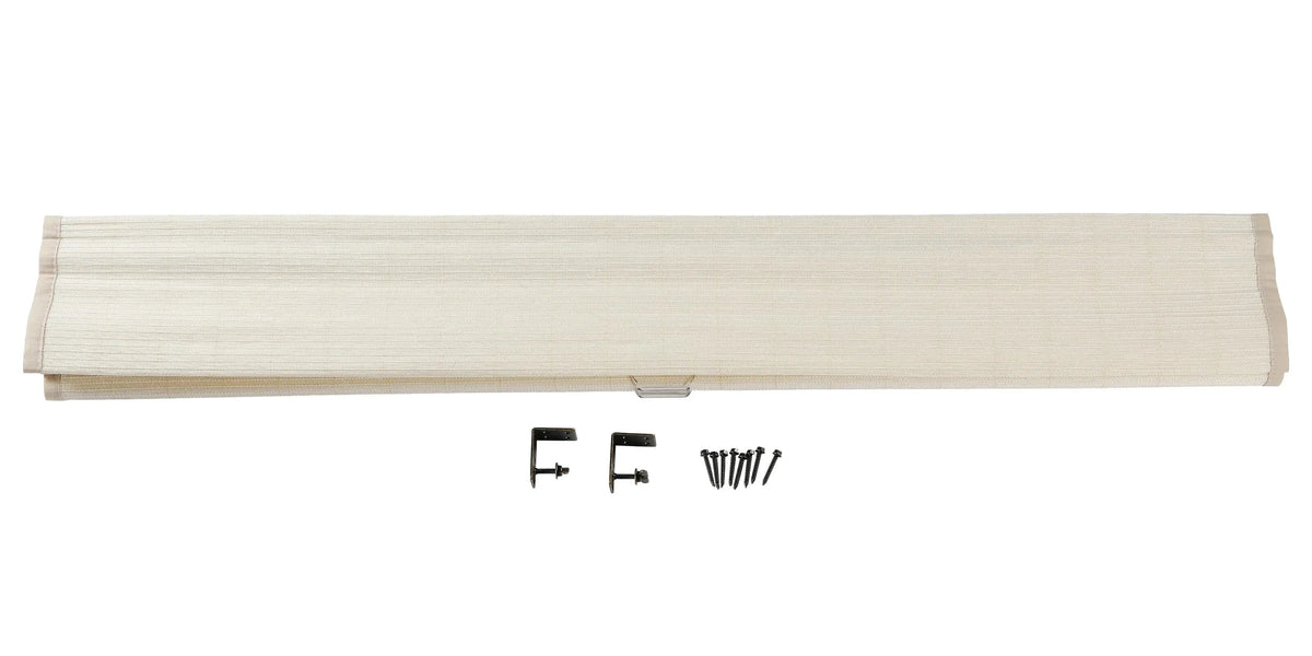 Lay Natural Flax Bamboo Woven Blind - Eggshell
