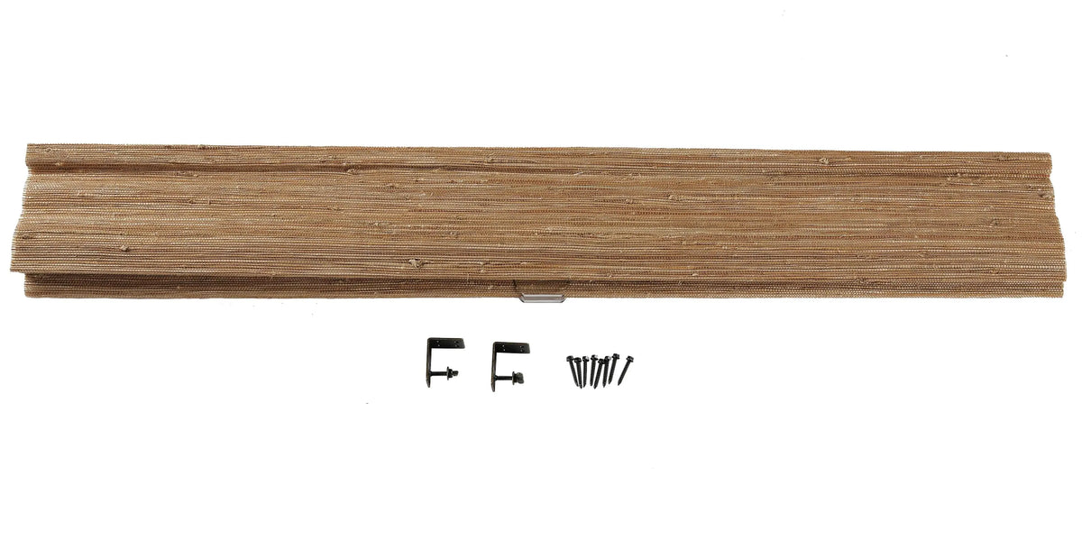 Lay Natural Jute Bamboo Woven Blind - Bark