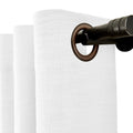 Isabella Heavyweight Cotton Eyelet Curtains