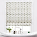 Stefana Silber x TWOPAGES Printed Linen Blend Roman Blind Cordless