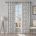 Stefana Silber x TWOPAGES Graphic Printed Linen Eyelet Curtains