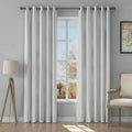 Stefana Silber x TWOPAGES Graphic Printed Linen Eyelet Curtains