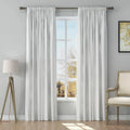 Stefana Silber x TWOPAGES Graphic Printed Linen Soft Top Curtains