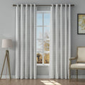 Stefana Silber x TWOPAGES Graphic Printed Linen Eyelet Curtains