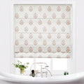 Stefana Silber x TWOPAGES Printed Linen Blend Roman Blind Cordless