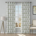 Stefana Silber x TWOPAGES Graphic Printed Linen Eyelet Curtains
