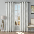 Stefana Silber x TWOPAGES Graphic Printed Linen Eyelet Curtains