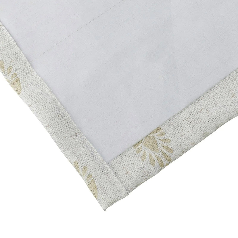 Stefana Silber x TWOPAGES Graphic Printed Linen Eyelet Curtains