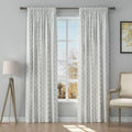 Stefana Silber x TWOPAGES Graphic Printed Linen Soft Top Curtains