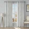 Stefana Silber x TWOPAGES Graphic Printed Linen Eyelet Curtains