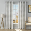 Stefana Silber x TWOPAGES Graphic Printed Linen Eyelet Curtains