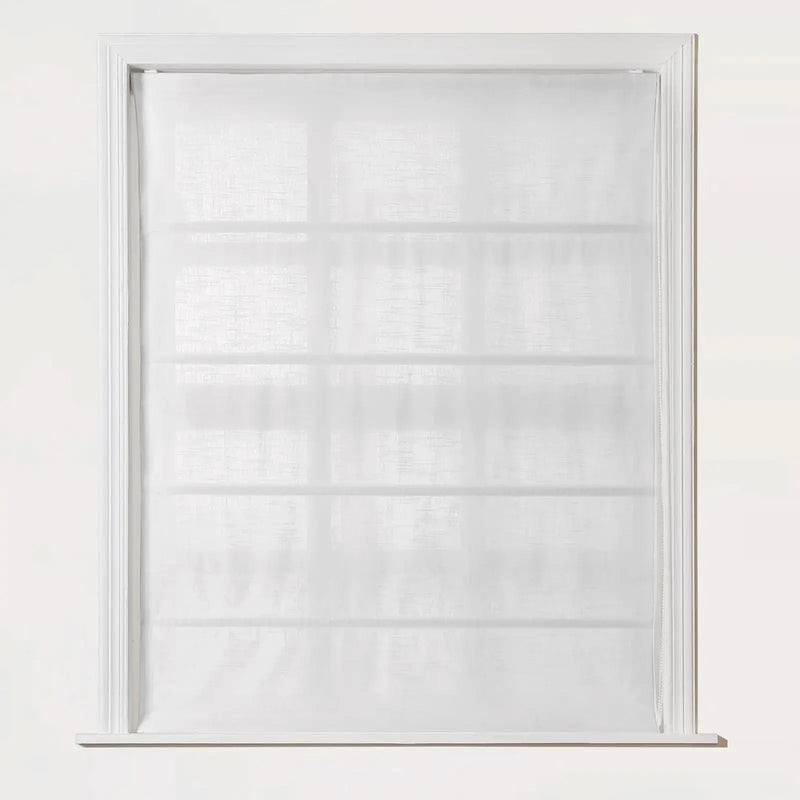 Jawara Linen Cotton Roman Blind Cord Lift