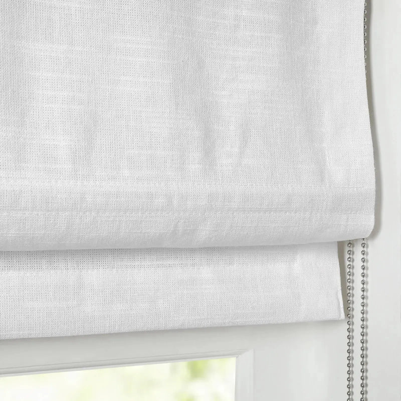 Jawara Linen Cotton Roman Blind Cord Lift