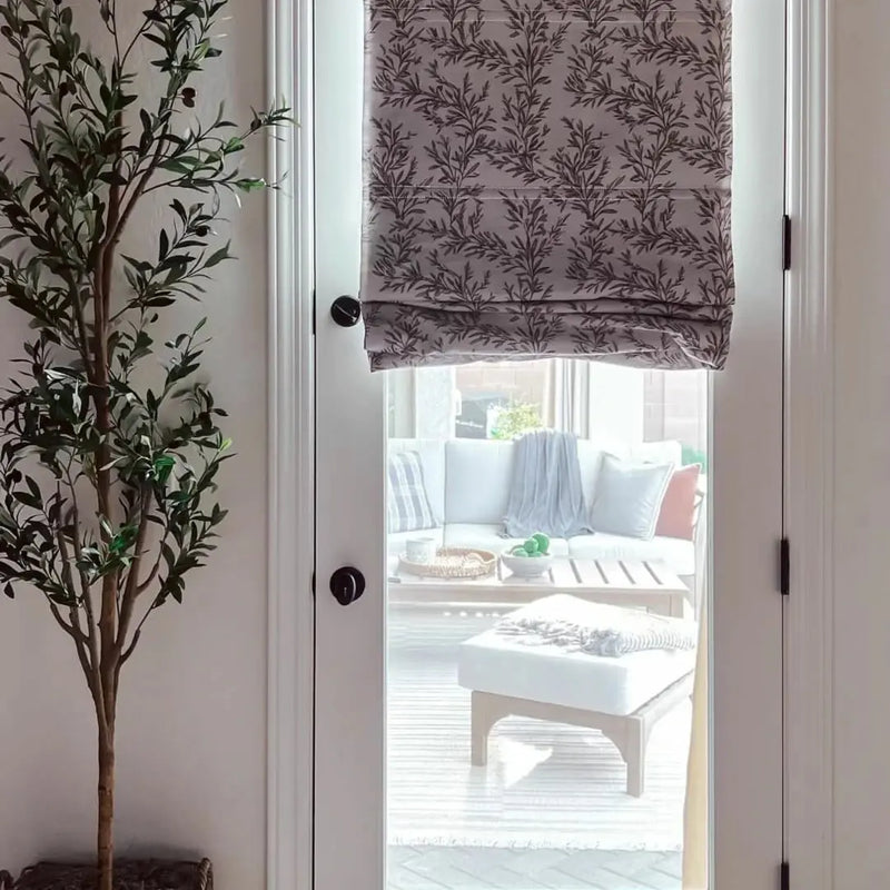 Sara Le x TWOPAGES Printed Linen Roman Blind Cordless