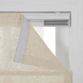 Ron Linen Cotton Herringbone Roman Blind Cordless