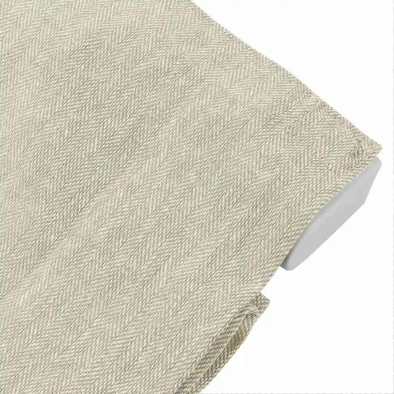 Ron Linen Cotton Herringbone Roman Blind Cordless