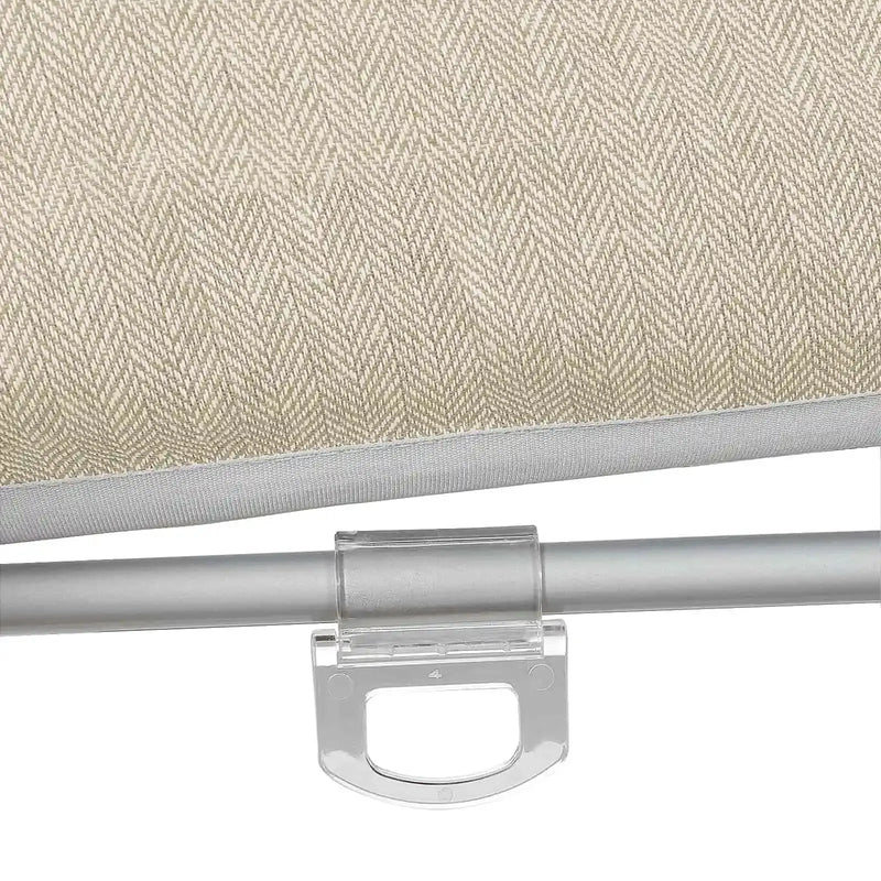 Ron Linen Cotton Herringbone Roman Blind Cordless