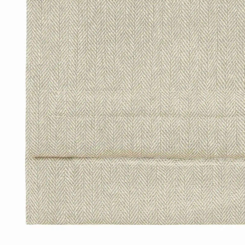 Ron Linen Cotton Herringbone Roman Blind Cordless