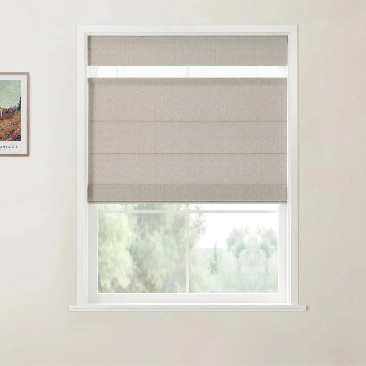 Top Down Bottom Up Roman Blind Cordless