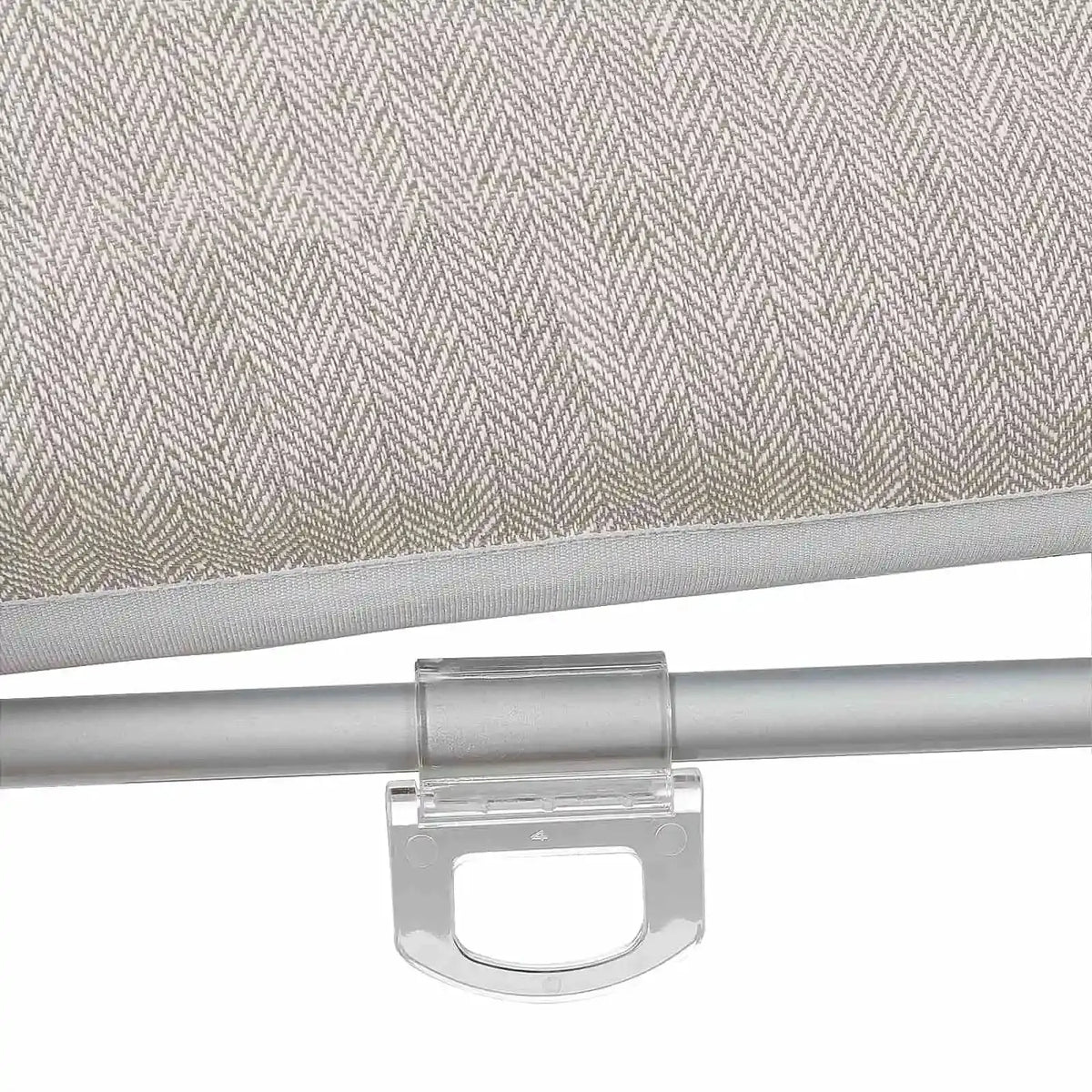 Ron Linen Cotton Herringbone Roman Blind Cordless