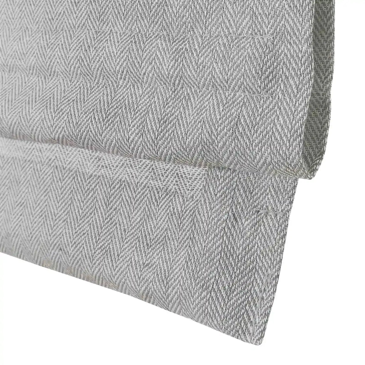 Ron Linen Cotton Herringbone Roman Blind Cordless