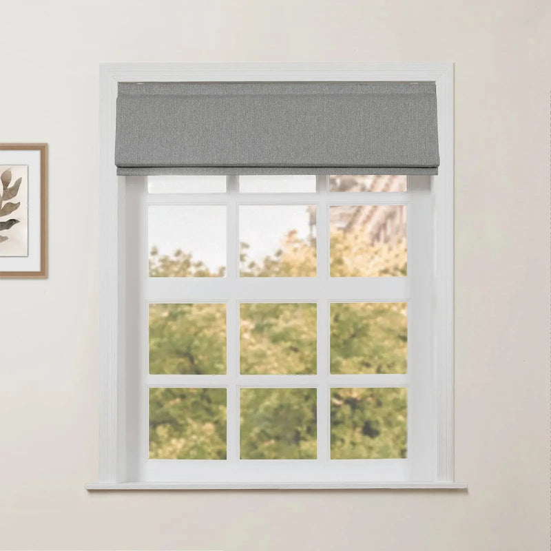 Ron Linen Cotton Herringbone Roman Blind Cordless