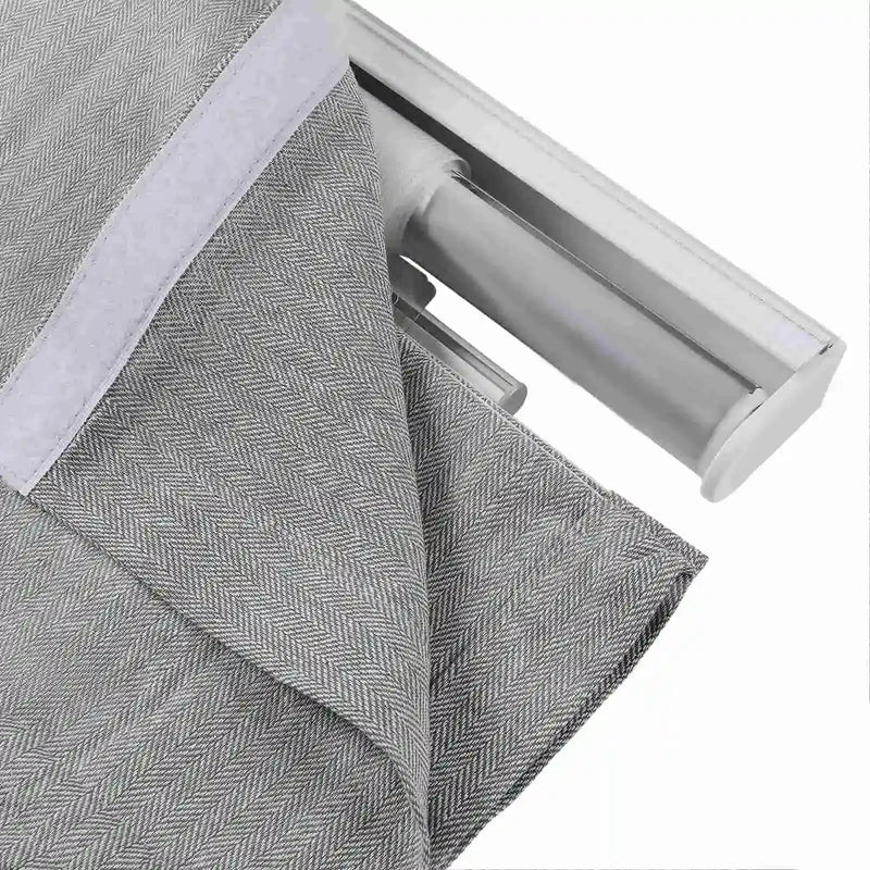 Ron Linen Cotton Herringbone Roman Blind Cordless