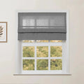 Ron Linen Cotton Herringbone Roman Blind Cordless