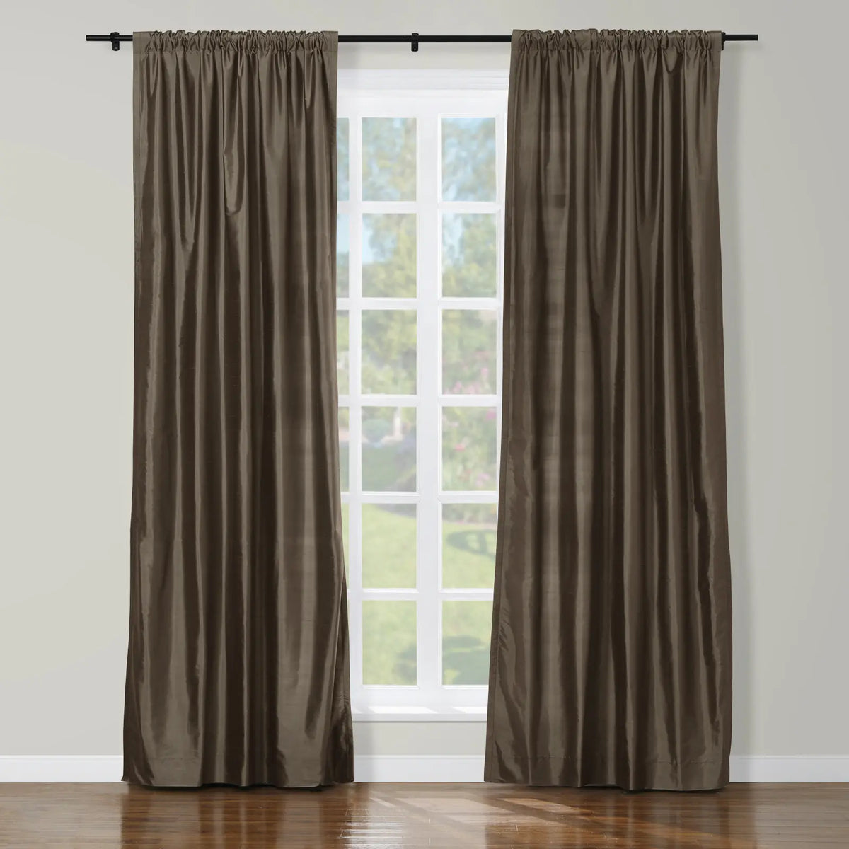 Selman Dupioni Silk Soft Top Curtain