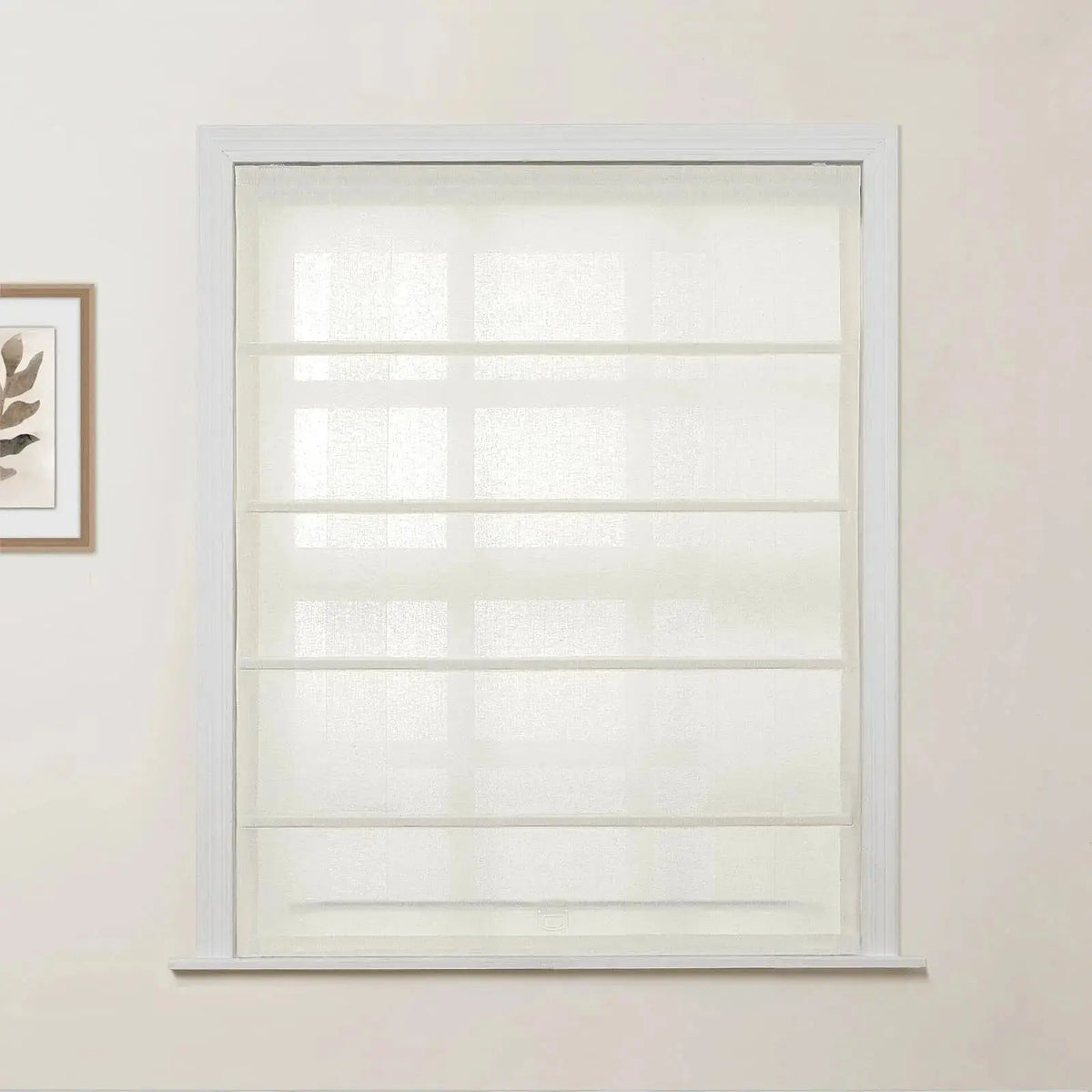 Smart Motorised Plain Roman Blind Cordless