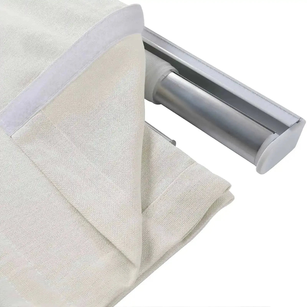 Ron Linen Cotton Herringbone Roman Blind Cordless