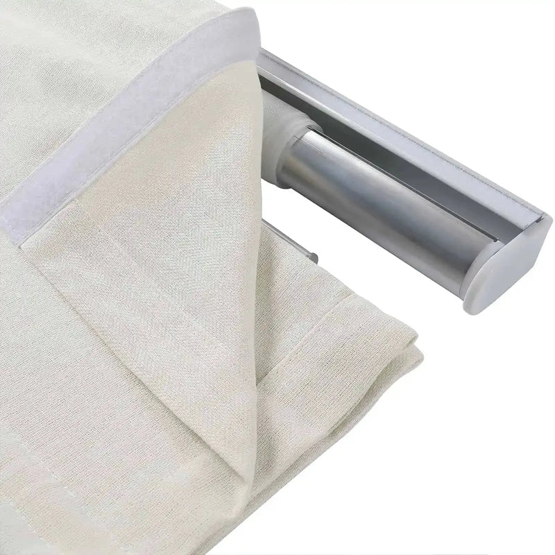 Ron Linen Cotton Herringbone Roman Blind Cordless
