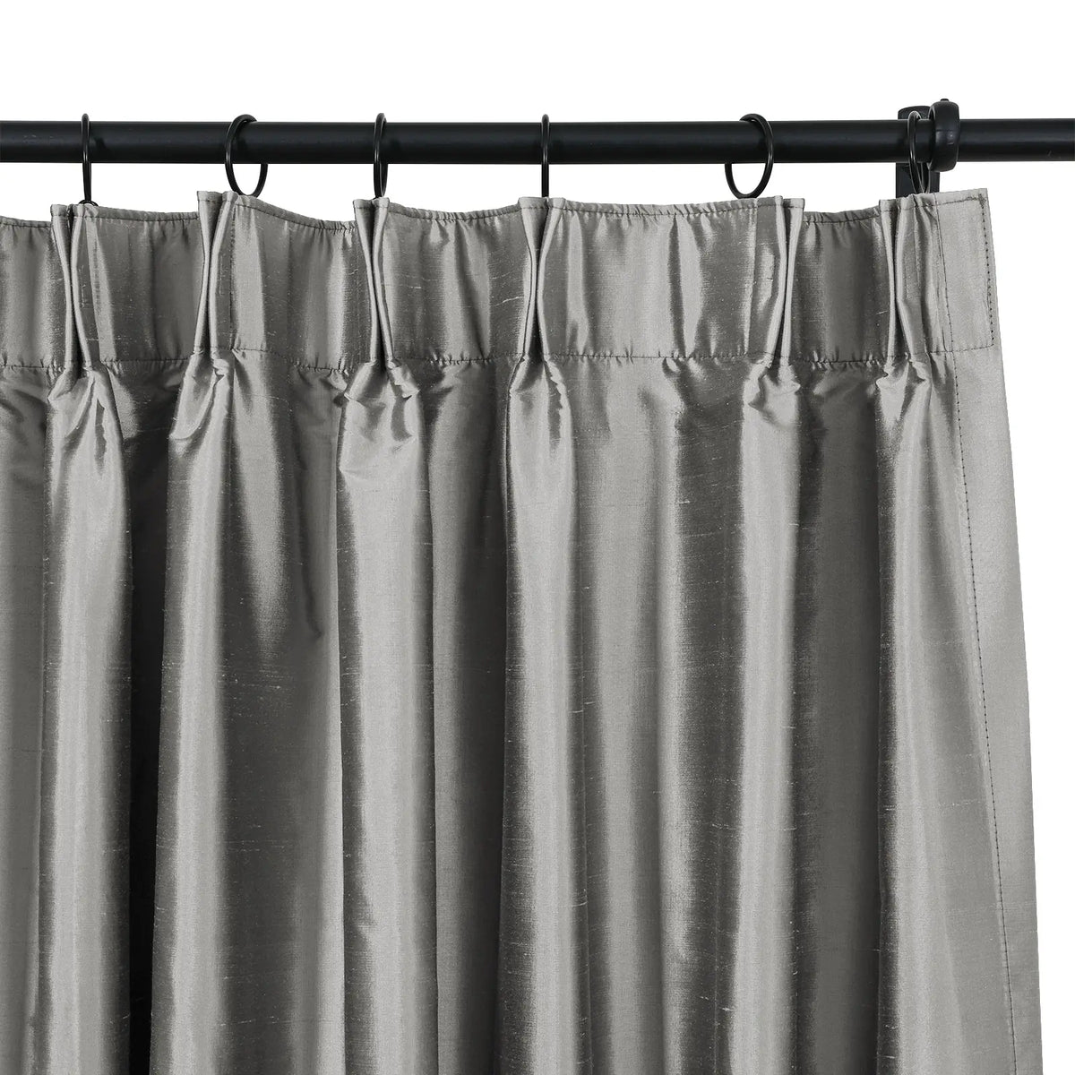 Selman Dupioni Silk Pleated Curtain