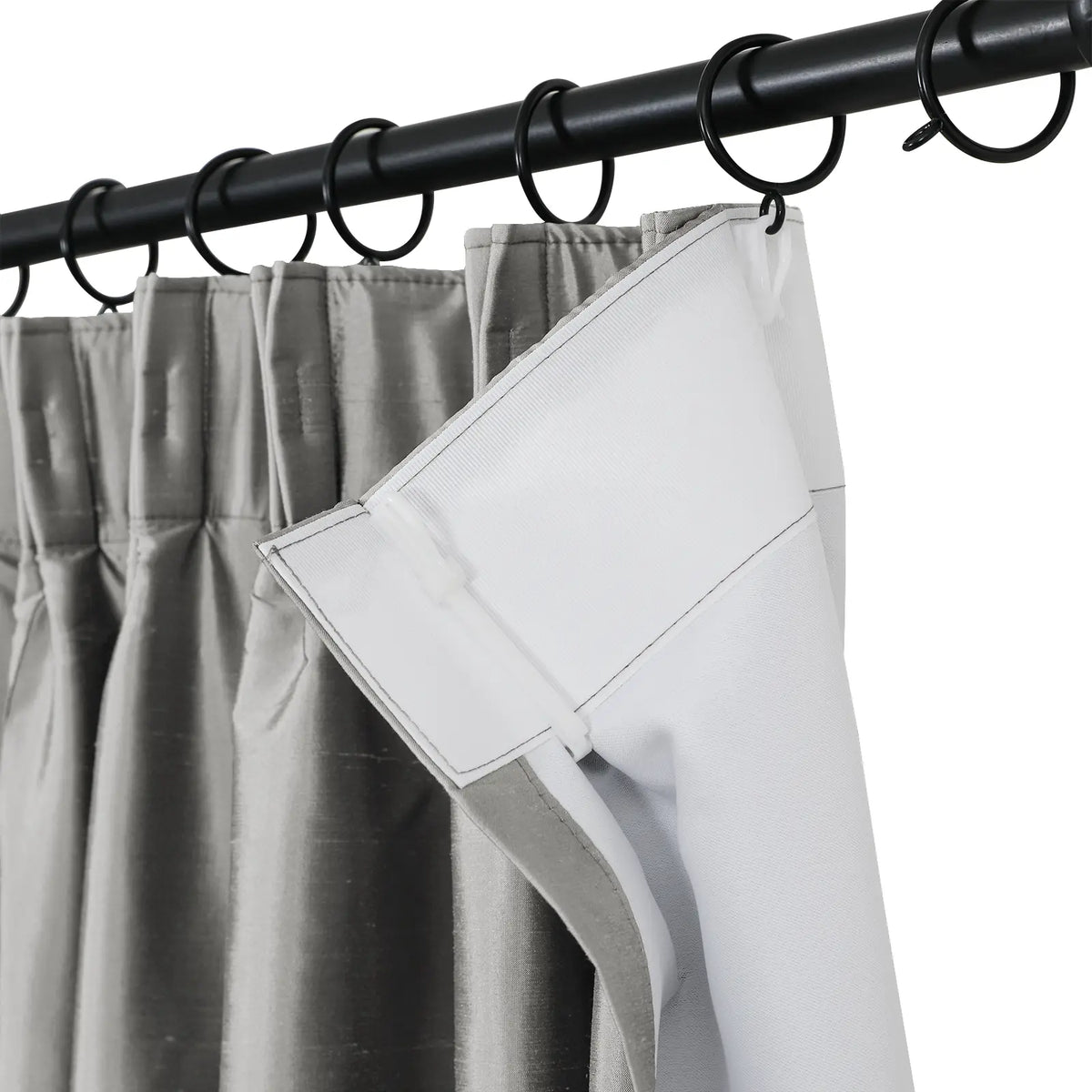 Selman Dupioni Silk Pleated Curtain