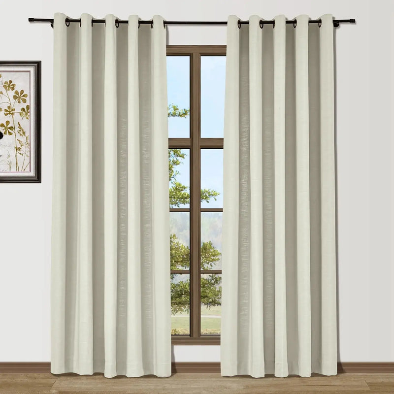 Isabella Heavyweight Cotton Eyelet Curtains