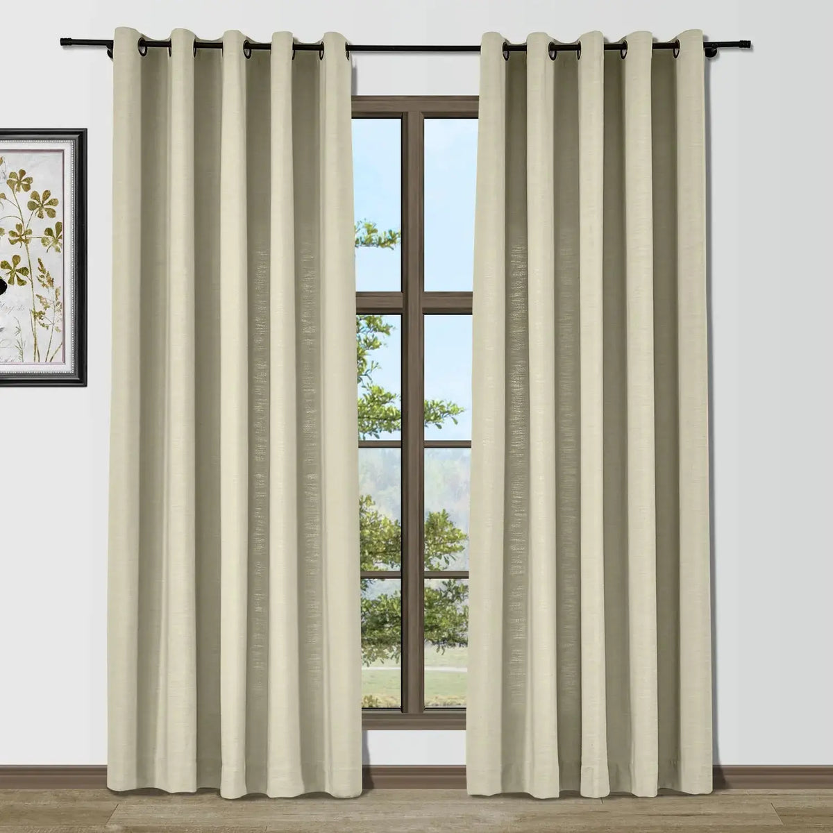 Isabella Heavyweight Cotton Eyelet Curtains