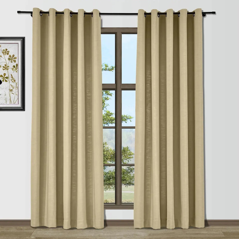 Isabella Heavyweight Cotton Eyelet Curtains