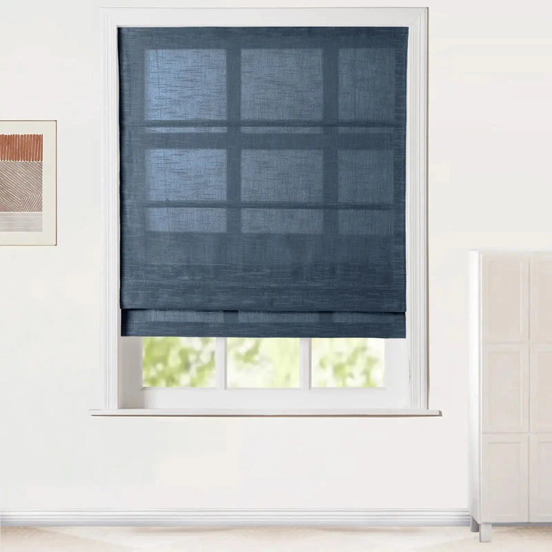 Jawara Linen Cotton Roman Blind Cord Lift