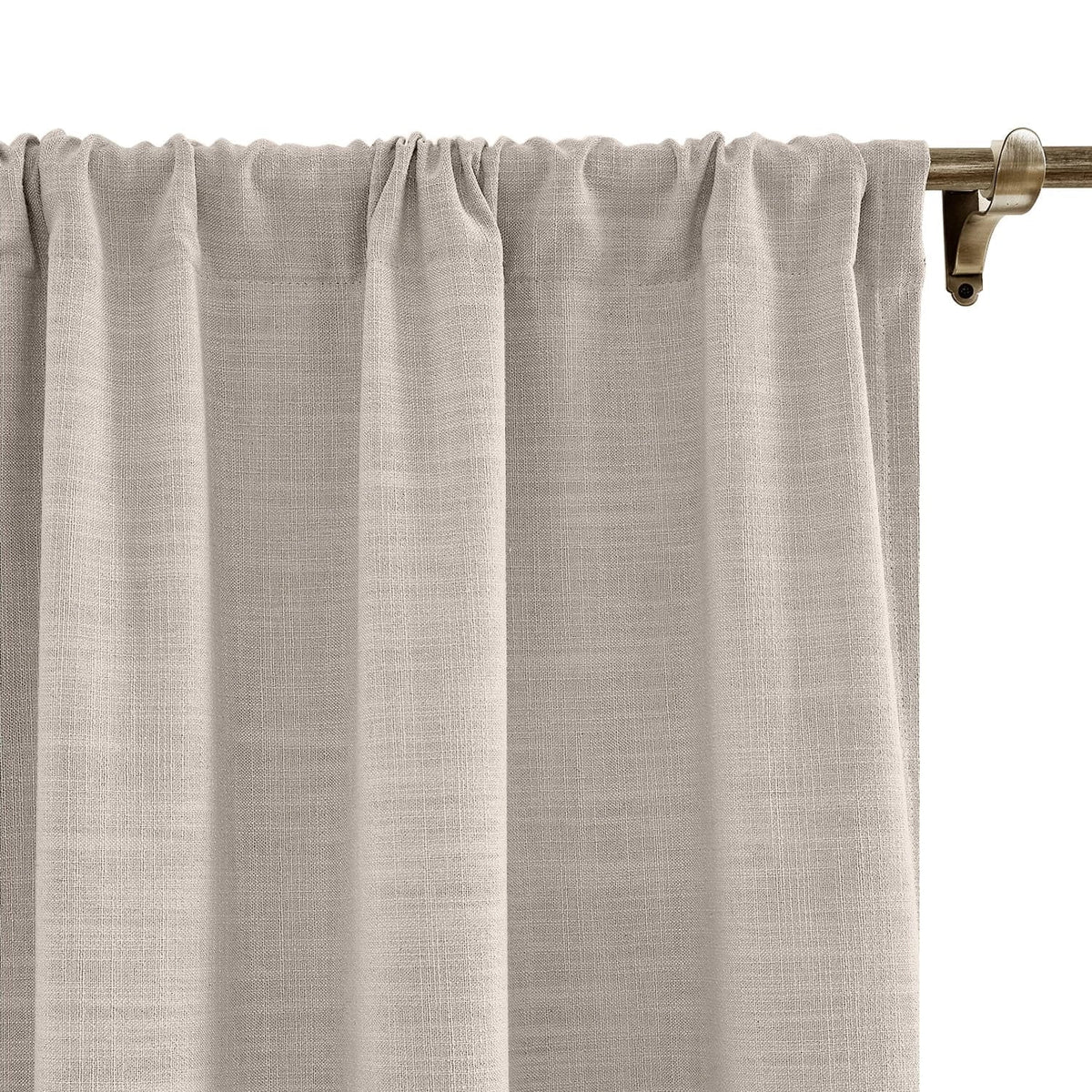 Liz Linen Soft Top Curtains