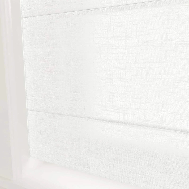 Patti Belgian Linen Flat Fold Roman Blind Cordless