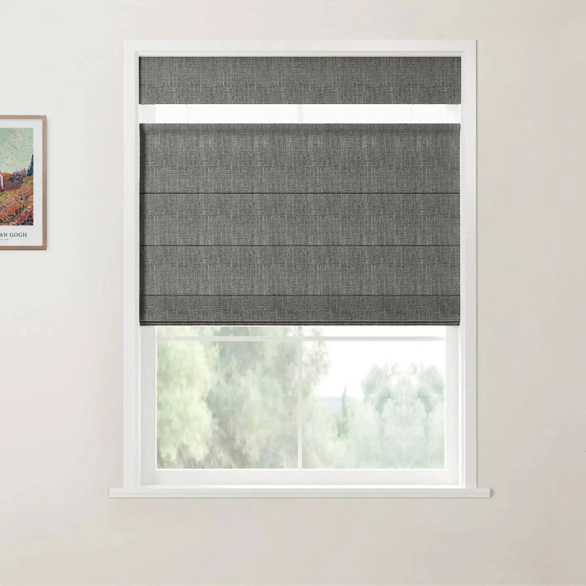 Top Down Bottom Up Roman Blind Cordless