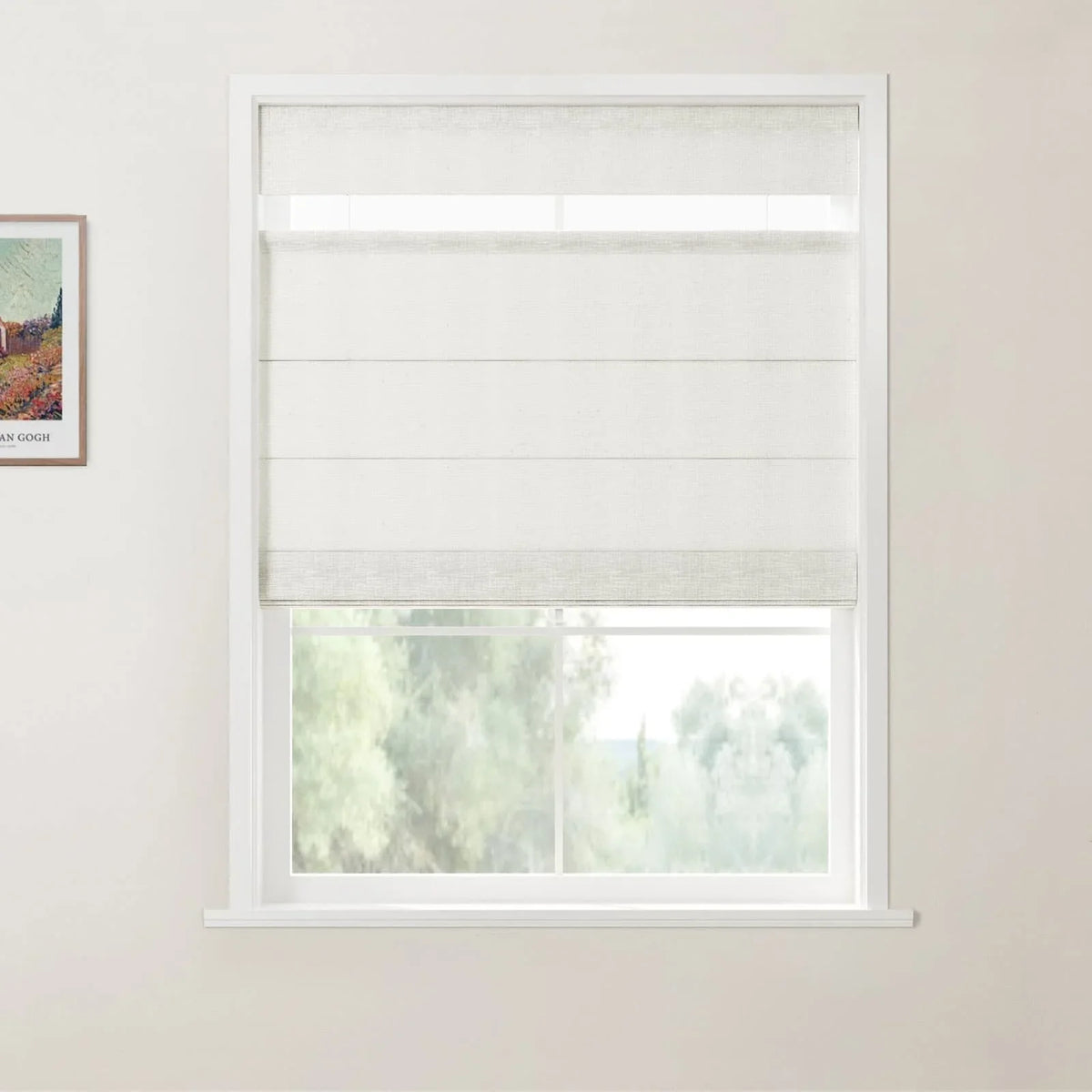 Top Down Bottom Up Roman Blind Cordless