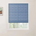 Patti Belgian Linen Flat Fold Roman Blind Cordless